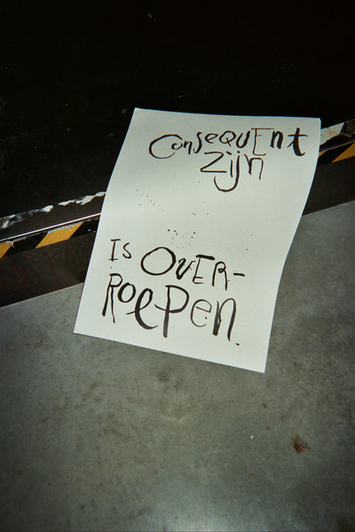 Print: Consequent zijn