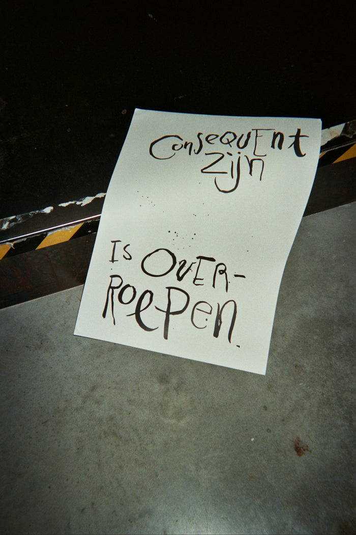 Print: Consequent zijn