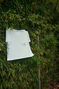 Boxy white T-shirt Vrouw