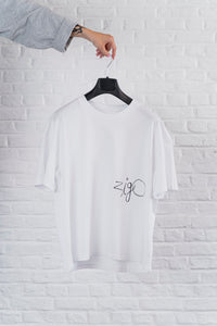 Boxy white T-shirt Vrouw