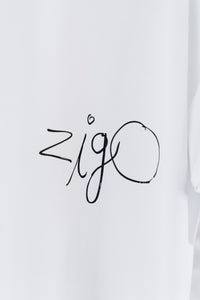 Boxy white T-shirt Vrouw