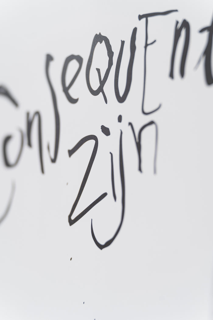 Print: Consequent zijn