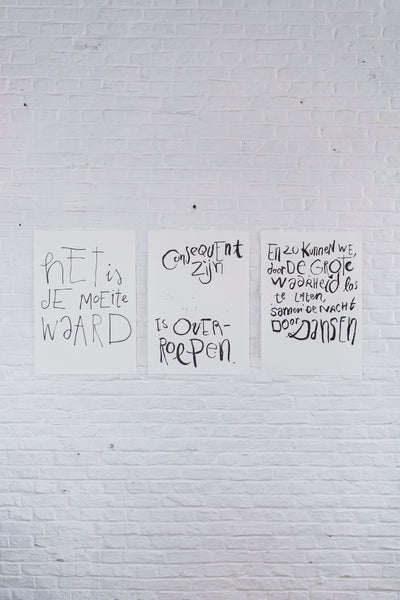 Set van 3 prints