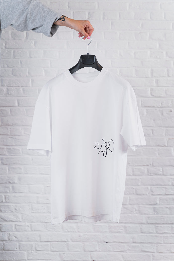 Boxy white T-shirt Man